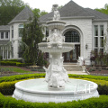Custom outdoor garden marble water fountain